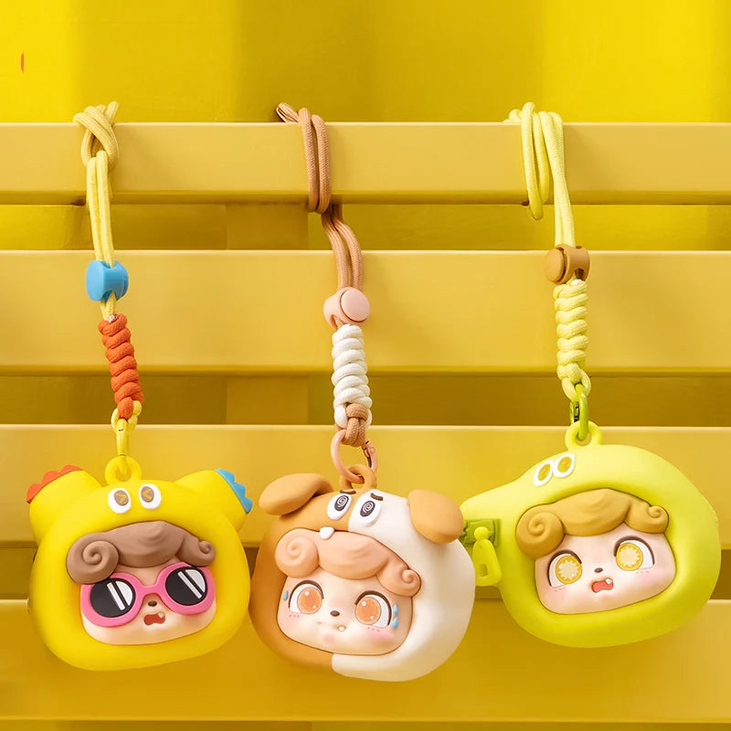 Q KID Emotional Monsters Series Earphone bag Blind Box