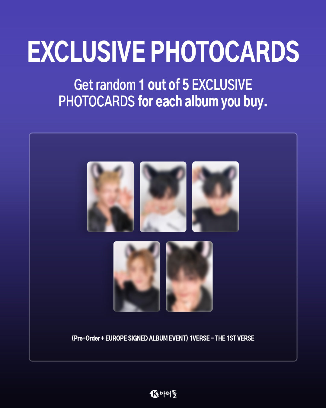 1VERSE - THE 1ST VERSE SIGNED album