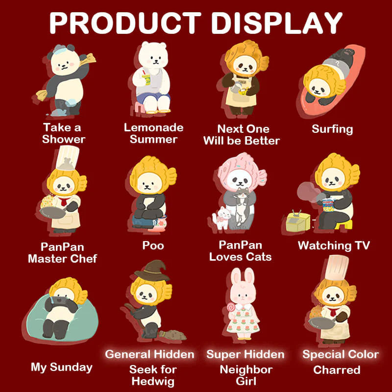 Mini Taiyaki Panda series 2 PanPan's theatre blind box