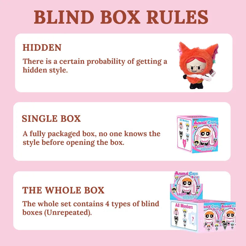 The Powerpuff Girls Seriers Plush Blind Box