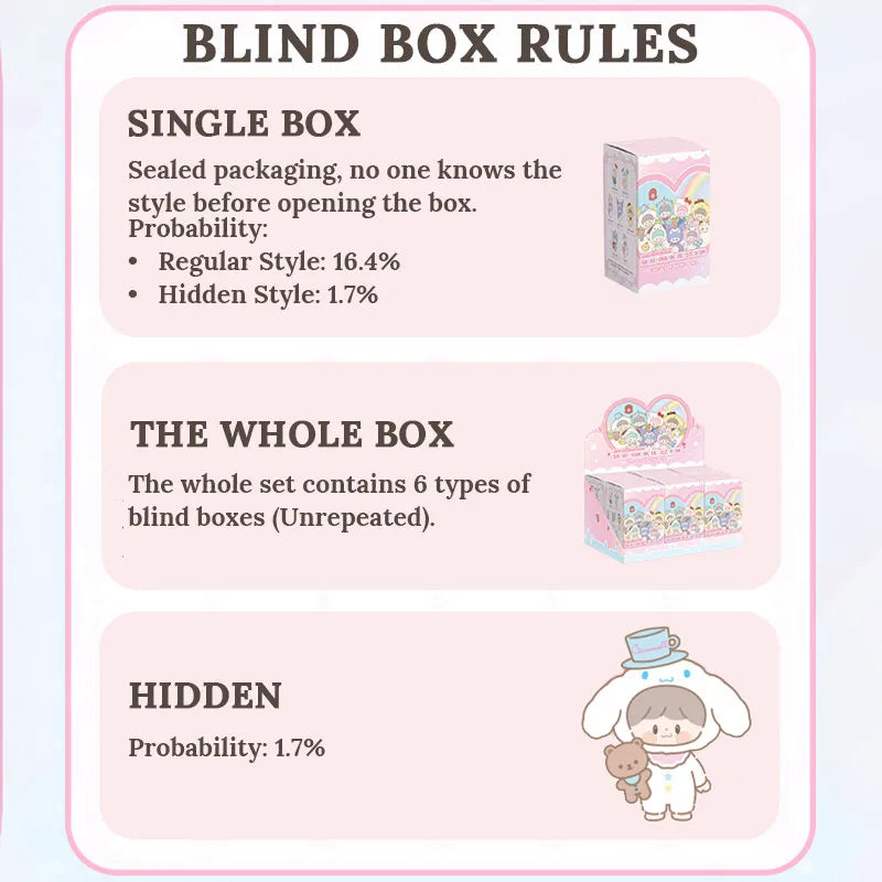 zZoton Sanrio Characters Love League Buddies Series Vinyl Plush Blind Box