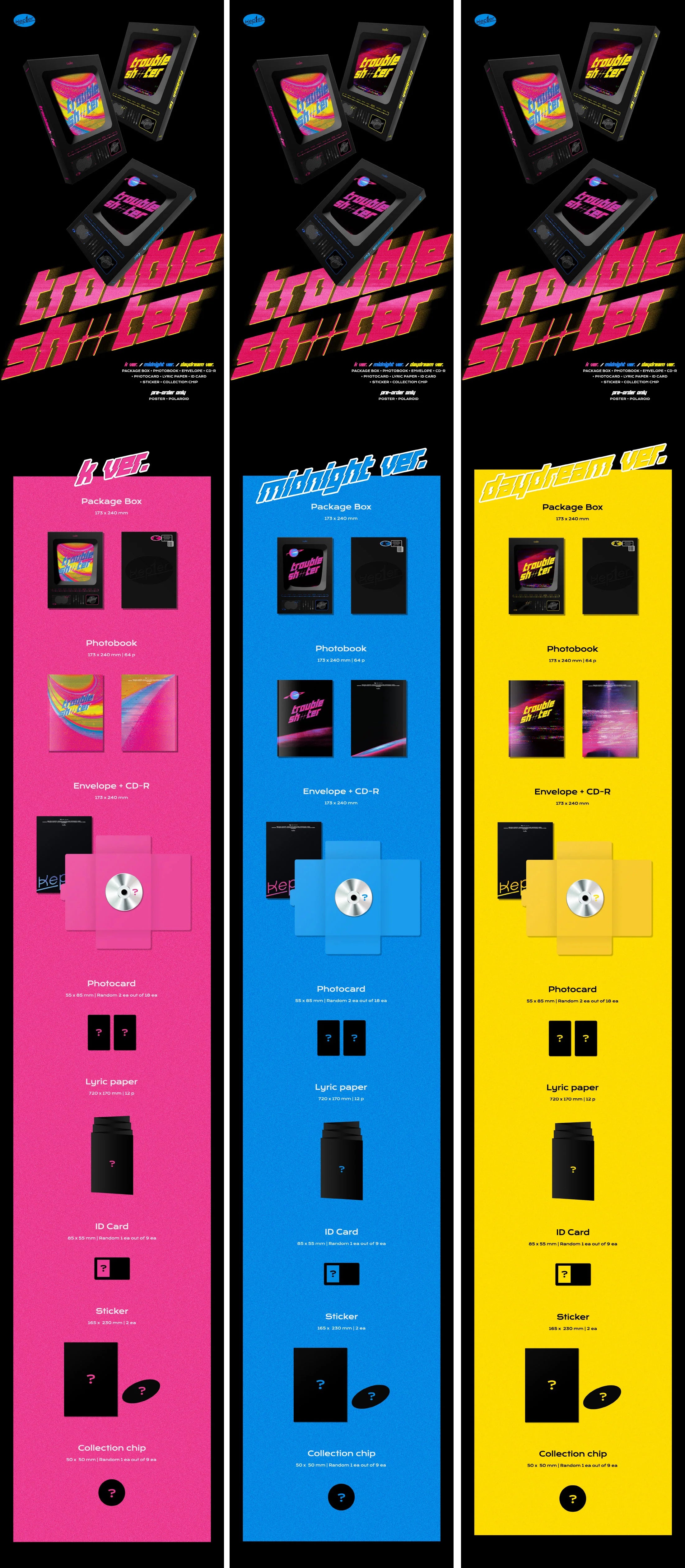 Kep1er - TROUBLESHOOTER (3rd Mini Album) (K Version)