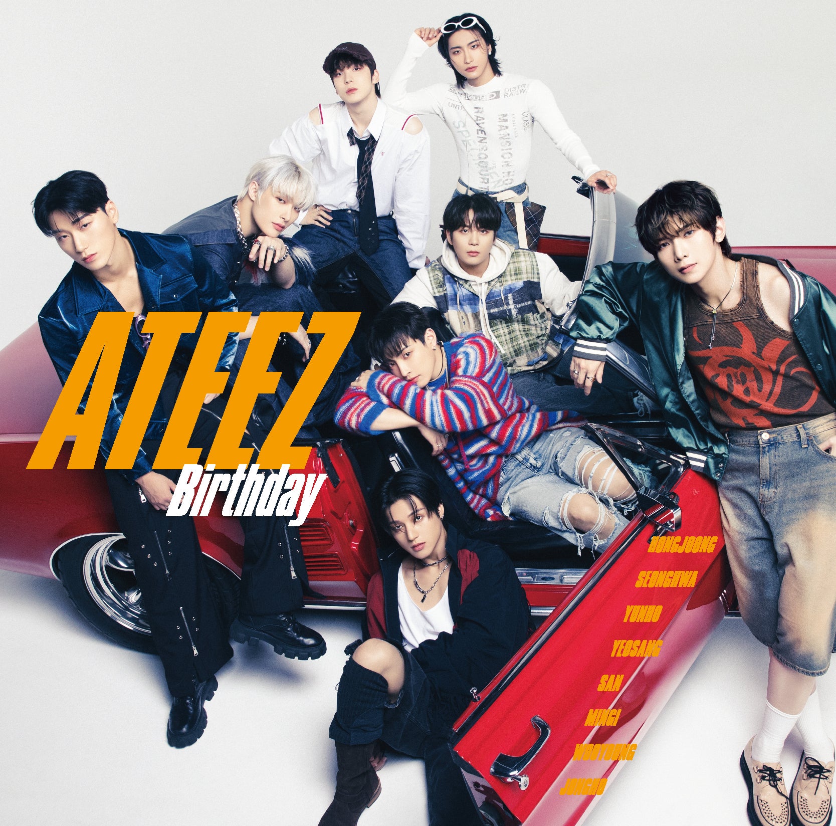 ATEEZ JAPAN 4th SINGLE 'Birthday' (Normal and limited ver)