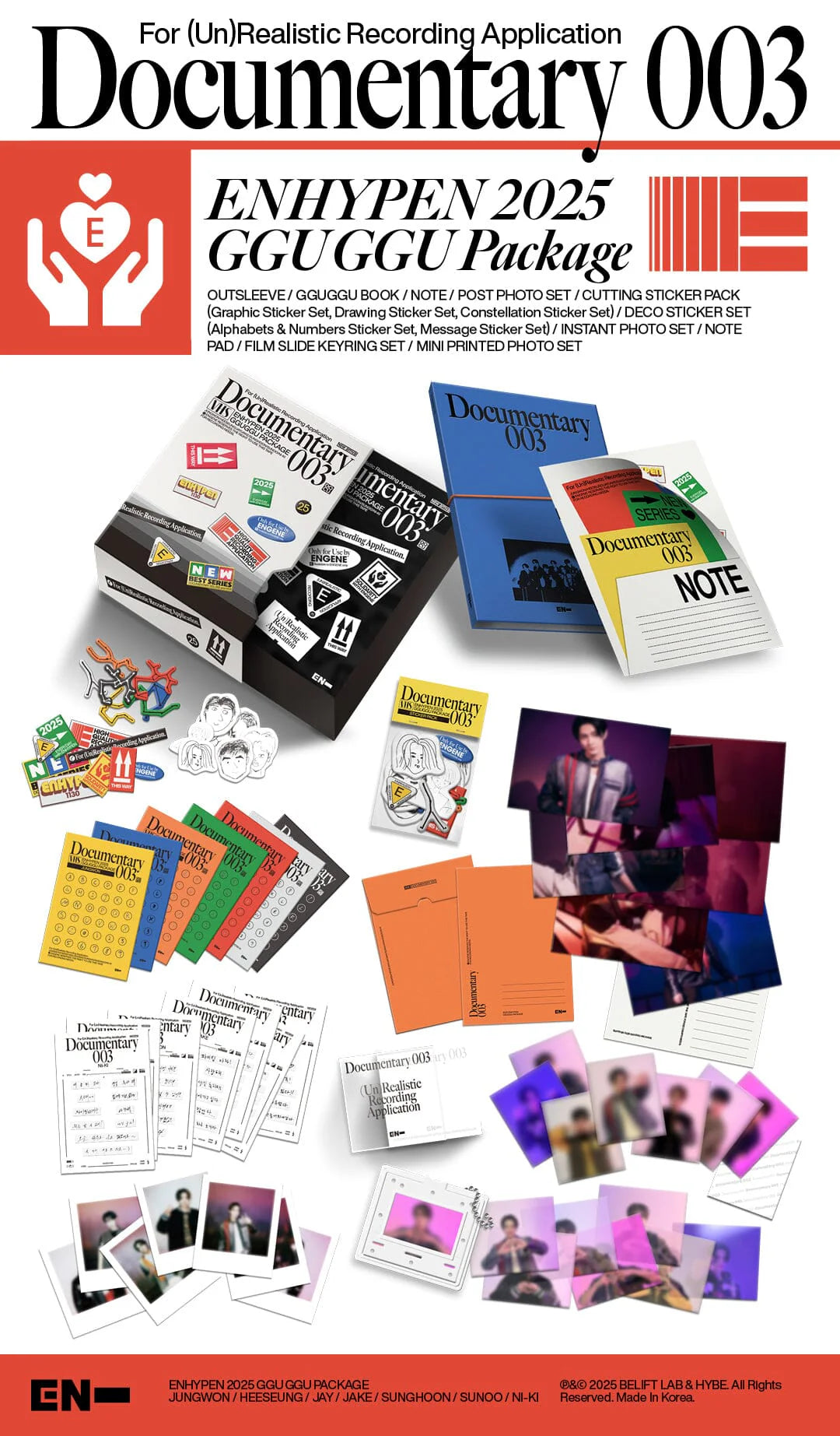 ENHYPEN (μνμ΄ν) 2025 GGU GGU PACKAGE