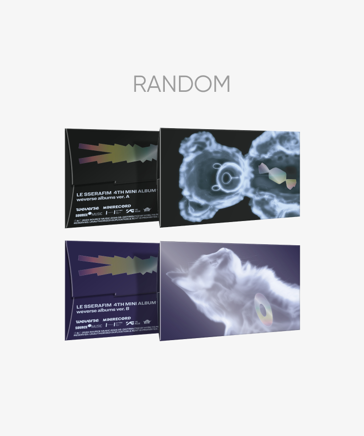 LE SSERAFIM 4th Mini Album 'CRAZY' (Weverse Albums ver.)