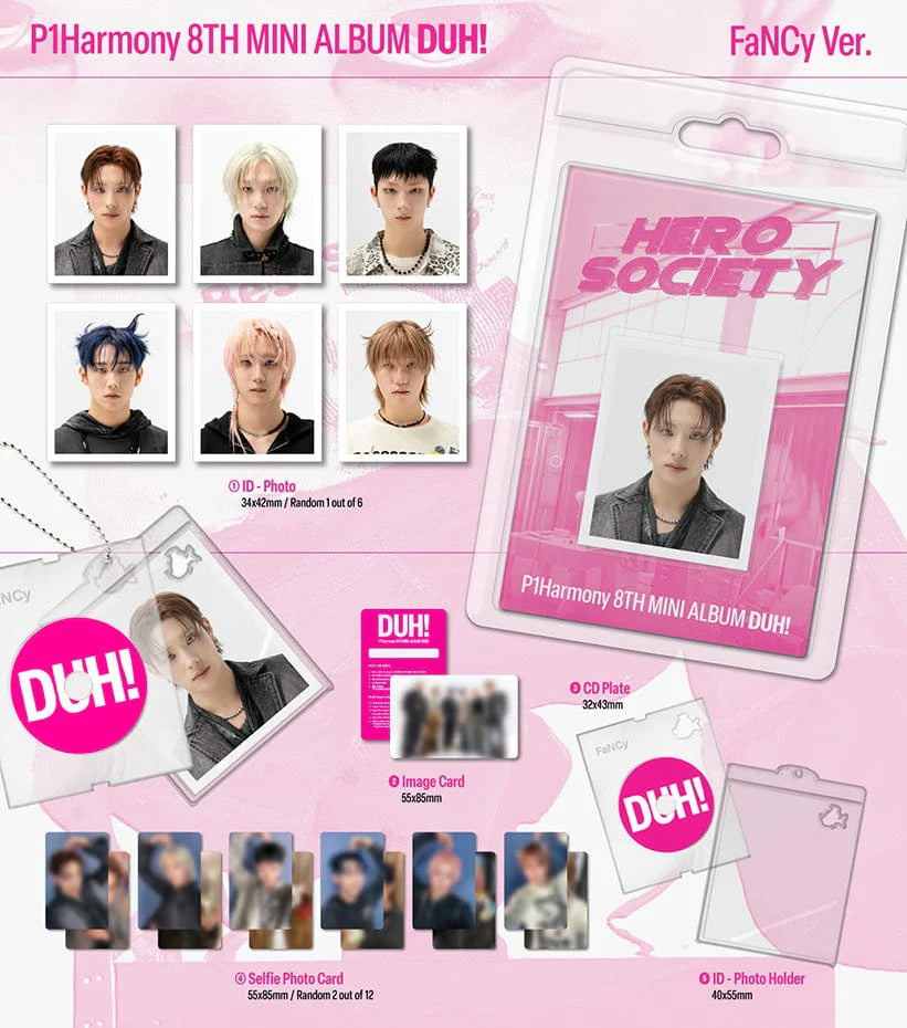 P1HARMONY - 8th mini album DUH! (Fancy ver) *RANDOM MEMBER*