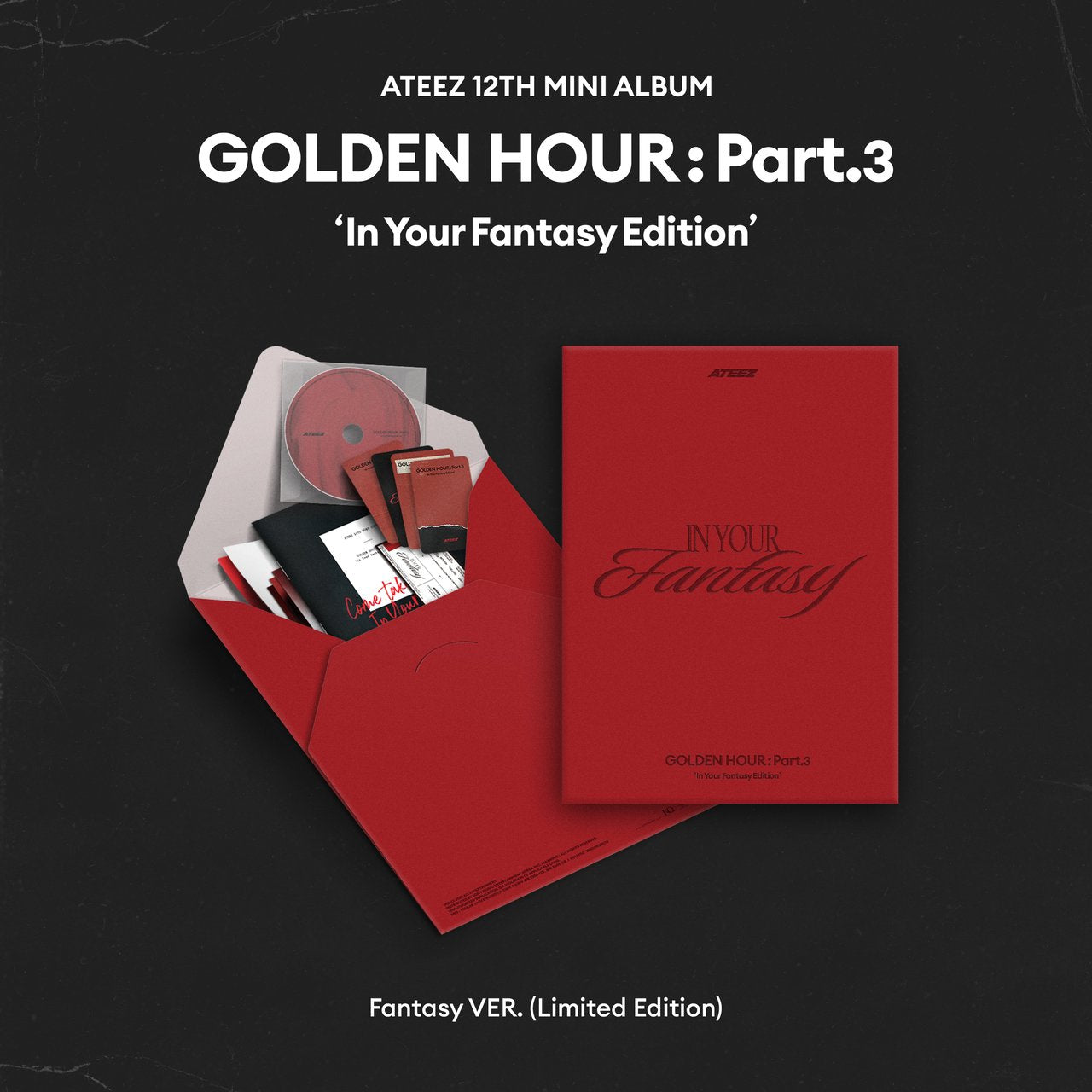 ATEEZ - GOLDEN HOUR : Part.3 'In Your Fantasy Edition' LIMITED EDITION