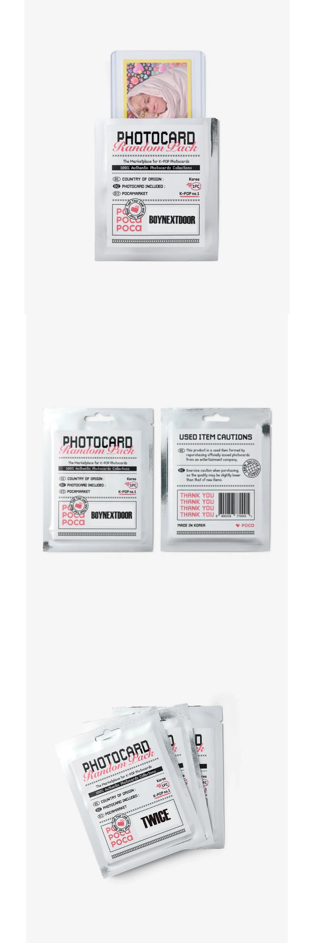 POCAMARKET - RANDOM PACK PHOTOCARD