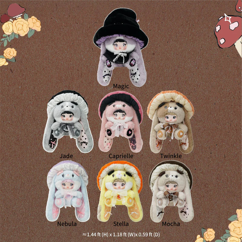 Nommi Mushroom Hat 400% Series Plush Blind Box