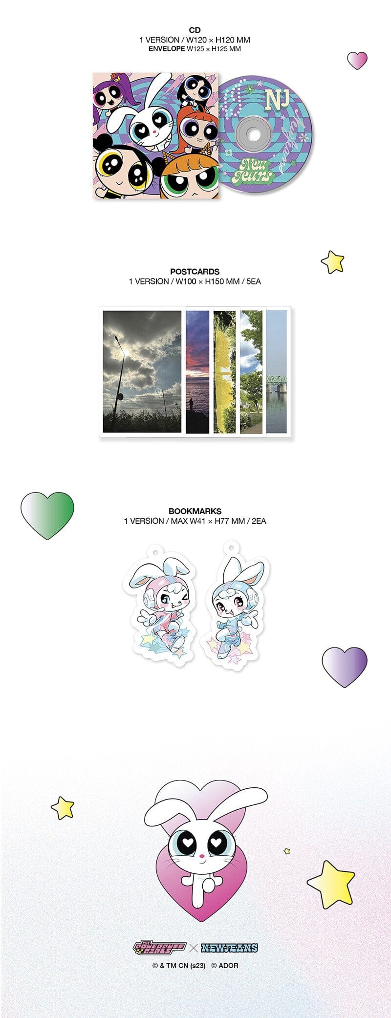 NEWJEANS – 2ND EP GET UP (THE POWERPUFF GIRLS X NJ BOX)