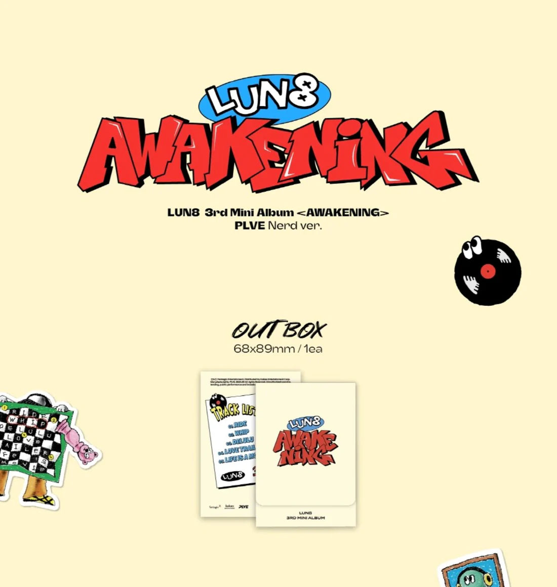 LUN8 - AWAKENING (3RD MINI ALBUM) PLVE VER.