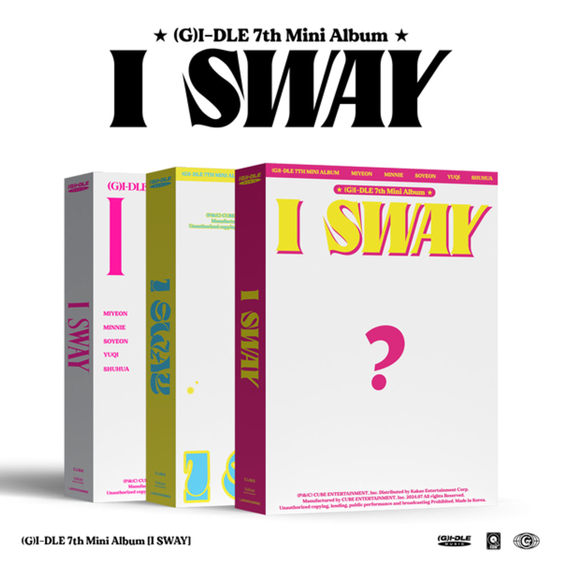 (G)I-DLE - The 7th Mini Album: I SWAY (Special Ver)