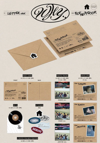 BOYNEXTDOOR - WHY.. (1ST EP ALBUM) LETTER VER.