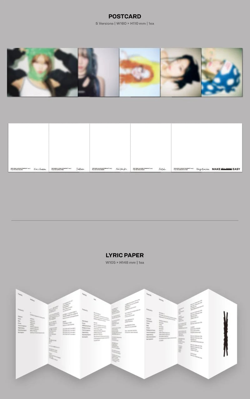 LE SSERAFIM - EASY (3RD MINI ALBUM) COMPACT VER.