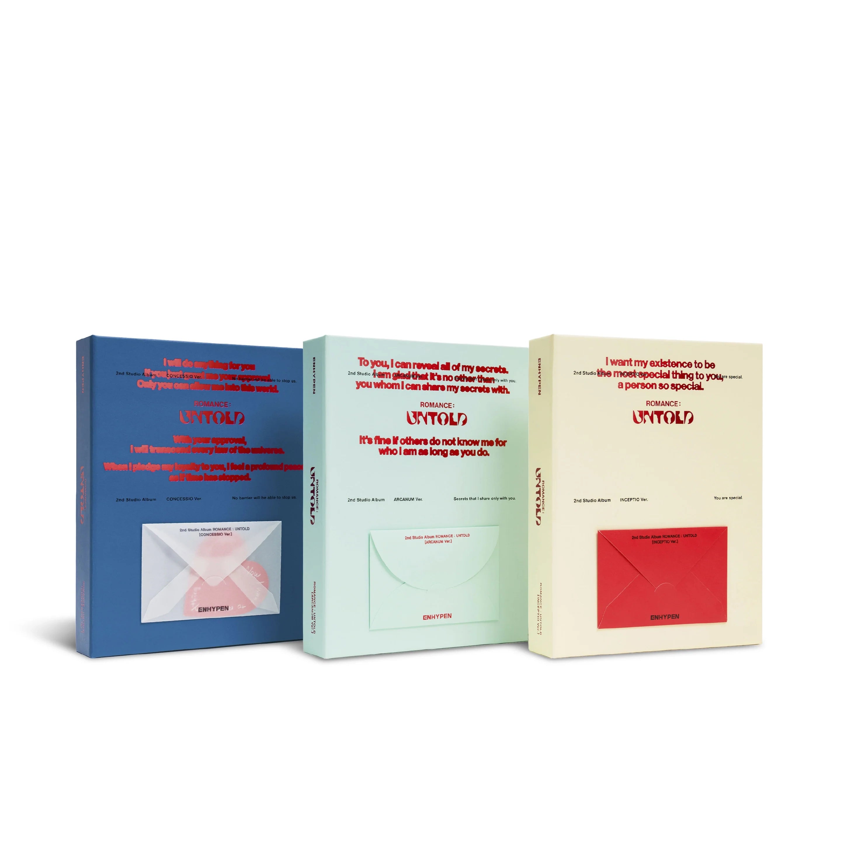 ENHYPEN ROMANCE UNTOLD ARCANUMver. 7枚セット Enhypen ENHYPEN ROMANCE UNTOLD ARCANUMver. 7枚セット Enhypen