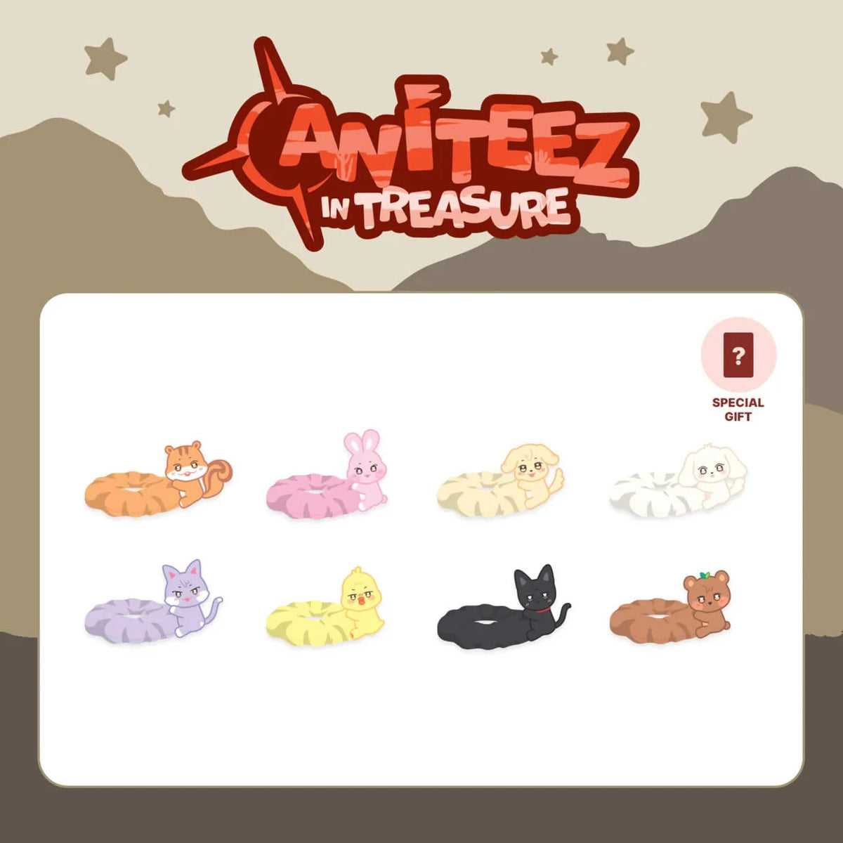 ATEEZ - ANITEEZ IN TREASURE MINI PLUSH