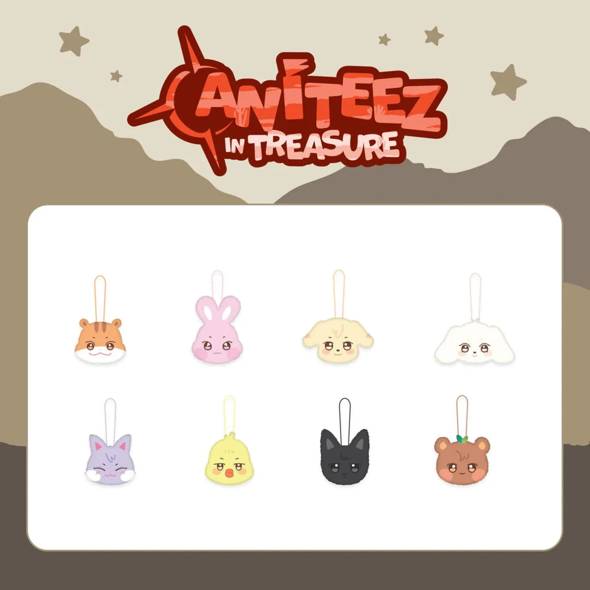 ATEEZ - ANITEEZ IN TREASURE MINI PLUSH