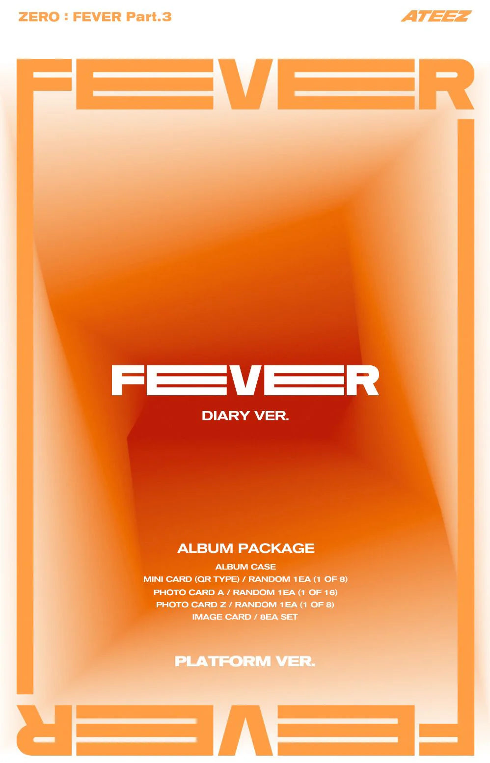 ATEEZ 7TH - ZERO : FEVER PART.3 (PLATFORM ver.)