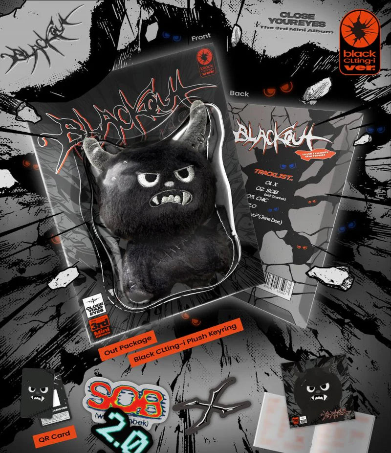 CLOSE YOUR EYES - BLACKOUT (Black Citing-1 ver.)