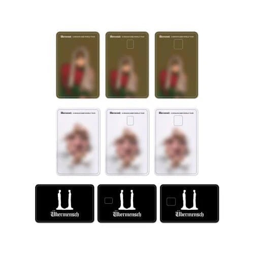 G-DRAGON - CARD STICKER COVER - 2025 WORLD TOUR 'ÜBERMENSCH' OFFICIAL MD