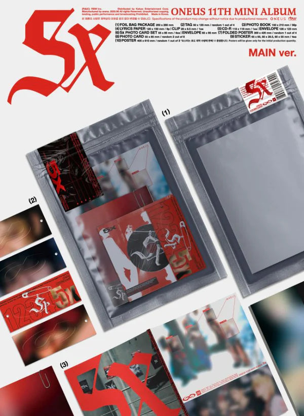 ONEUS - 5X SIGNED album