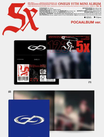 ONEUS - 5X SIGNED album