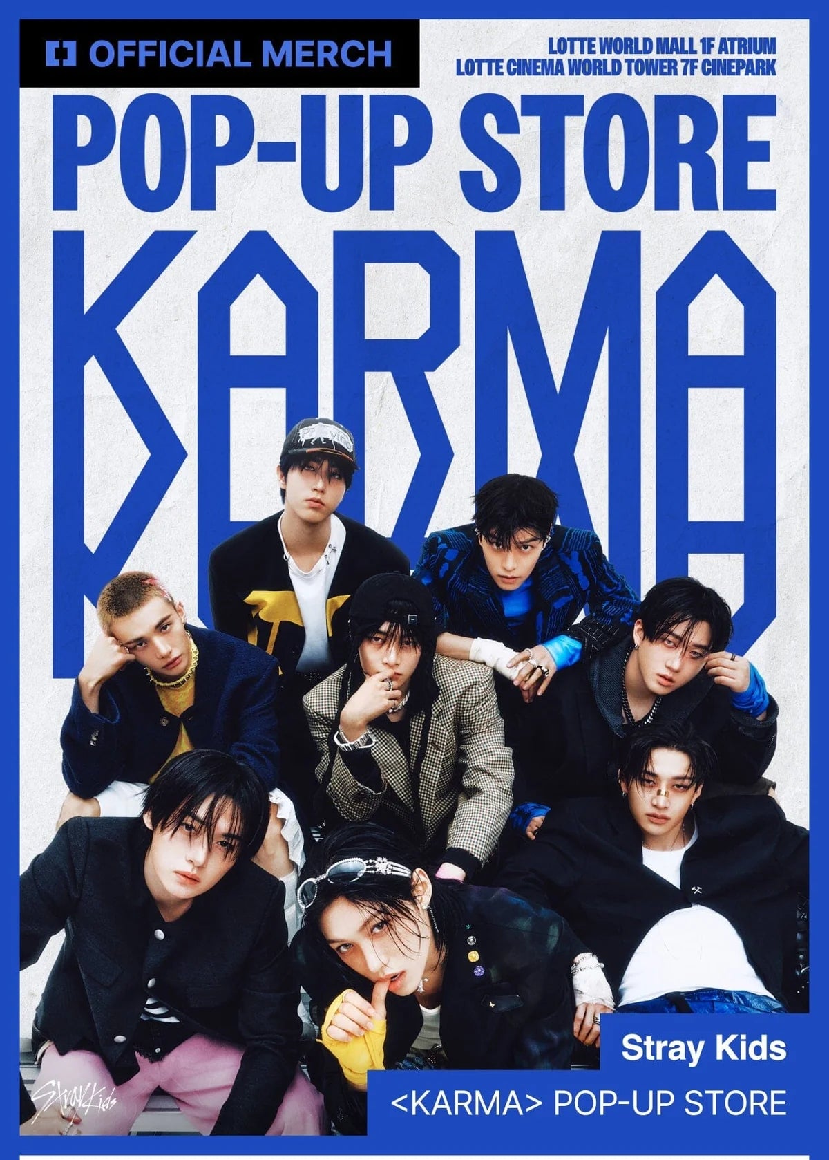 STRAY KIDS - SKZOO Duffle Bag - KARMA POP UP STORE OFFICIAL MD 2