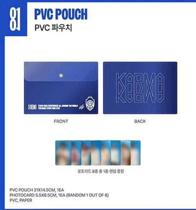STRAY KIDS - PVC Pouch - KARMA POP UP STORE OFFICIAL MD 2