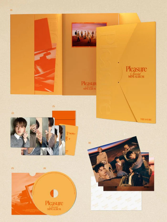 TREASURE - PLEASURE (YELLOW VER. / GREEN VER.)