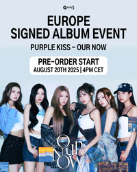 PRE- ORDER SIGNED PURPLE KISS - OUR NOW (1ST ENGLISH ALBUM)