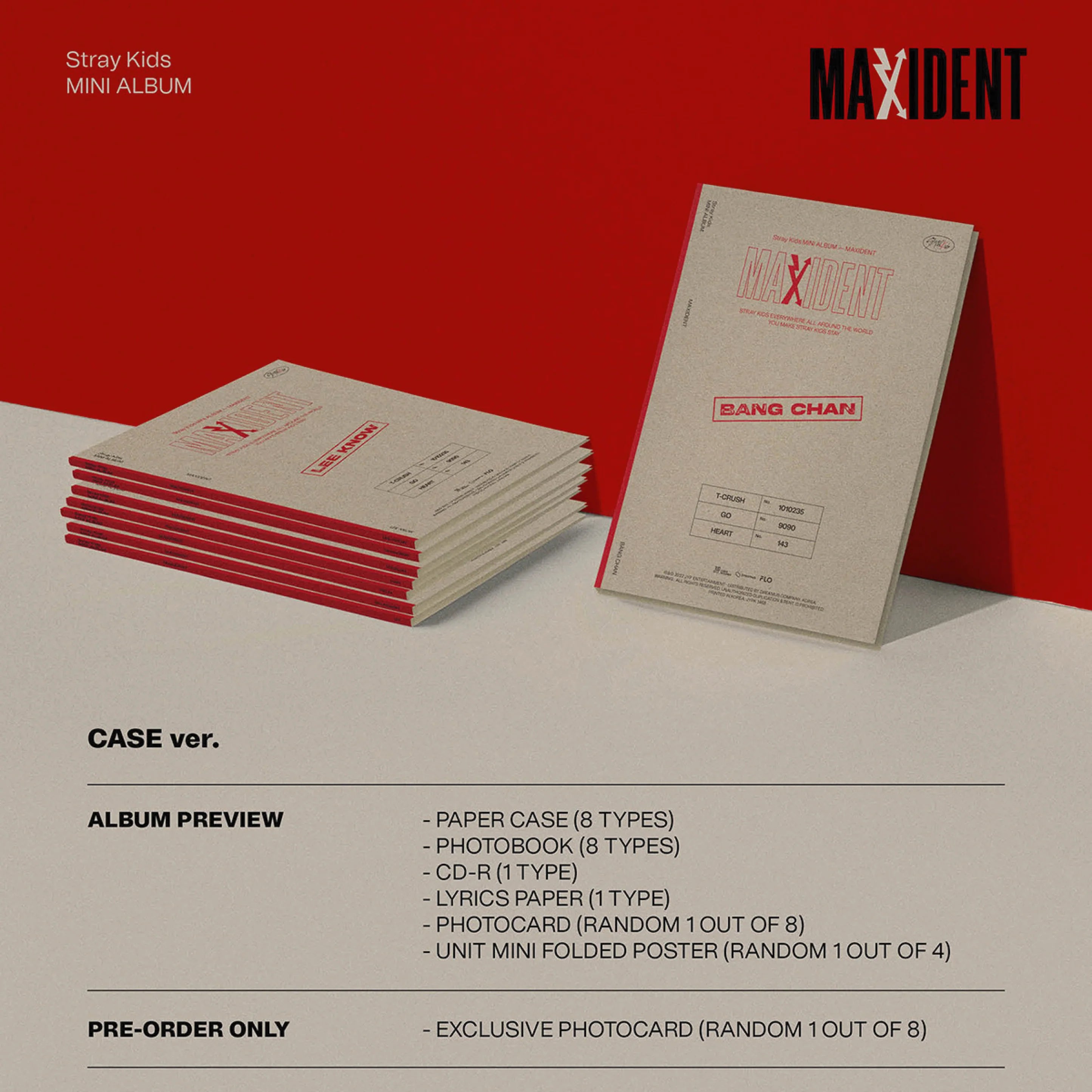 Stray Kids - Maxident (7Th Mini Album) Case Ver