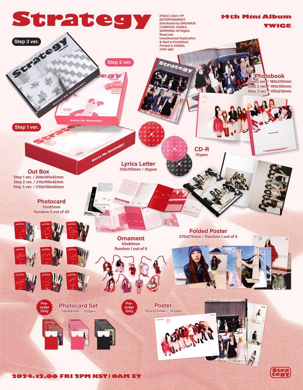 TWICE | 14th Mini Album | STRATEGY (Standard ver.) (Preorder)