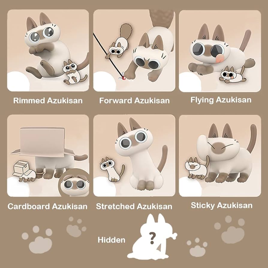 Azukisan's daily life blindbox figure