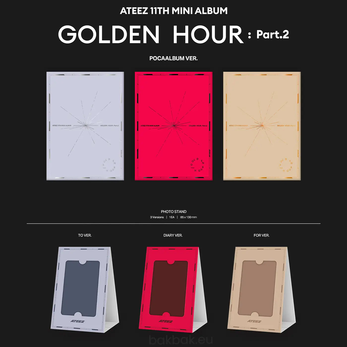 ATEEZ – Golden Hour : Part.2 (POCA ALBUM Ver.) [11th Mini Album]