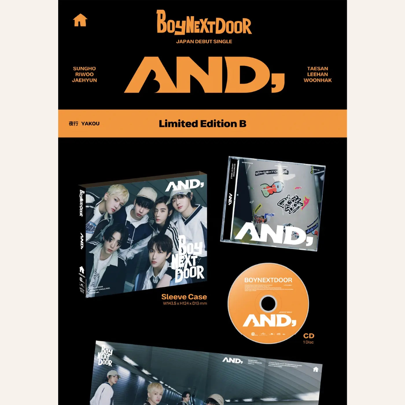 BOYNEXTDOOR – And, (Limited Edition) [1st Japan Single Album] + POB