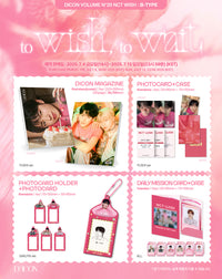 PRE-ORDER / NCT WISH - DICON VOLUME N°29 - [To wish, to wait ver.]