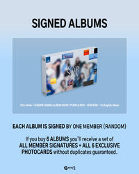 PRE- ORDER SIGNED PURPLE KISS - OUR NOW (1ST ENGLISH ALBUM)
