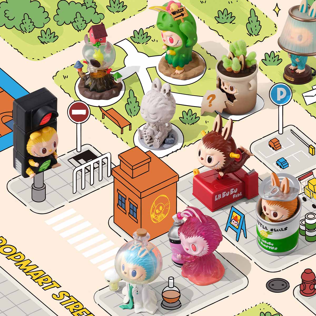 ラブブ　Almost Hidden the Monsters 3個セット ラブブ ALMOST HIDDEN THE MONSTERS 3個セット 正規品 - メルカリ