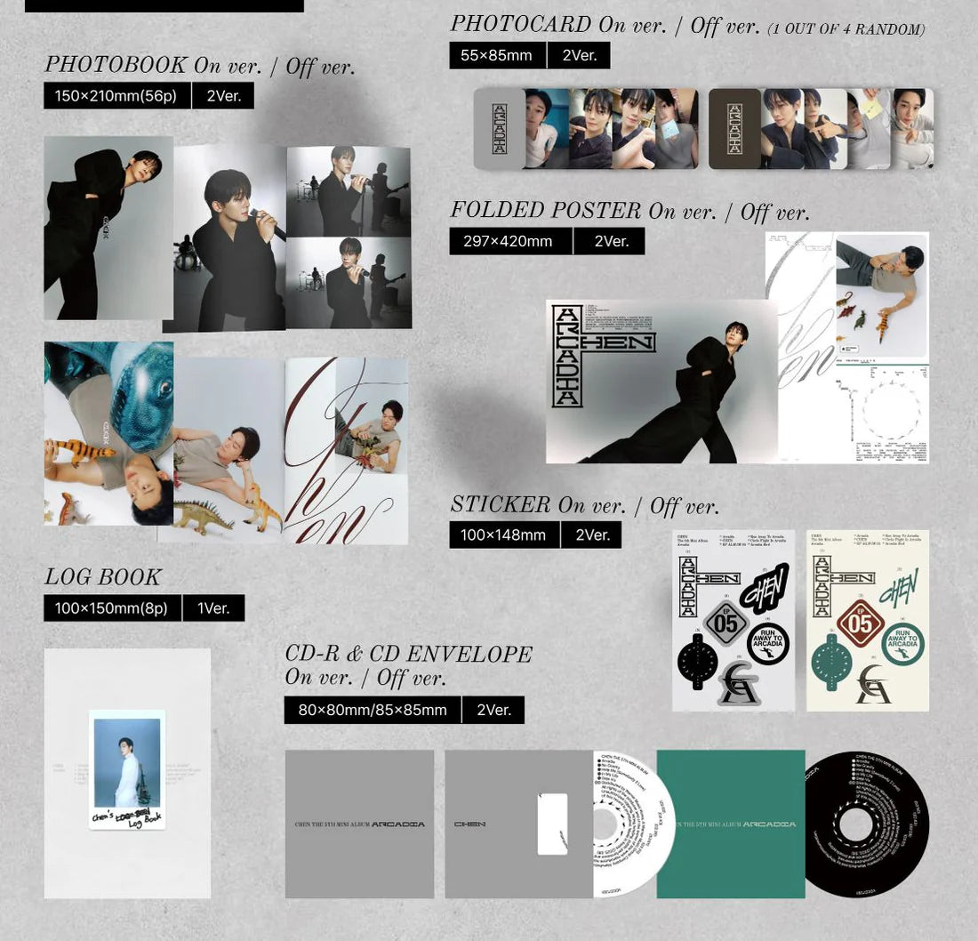 [PRE-ORDER] CHEN (EXO) - Arcadia - Lucky Draw