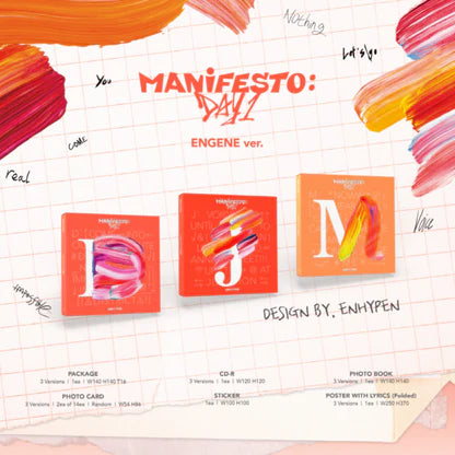 ENHYPEN - [MANIFESTO] : DAY 1 (Engene Edition)