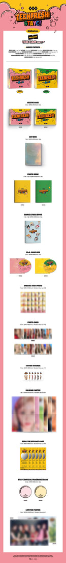 STAYC - 3rd mini album [TEENFRESH] (BUBBLE ver. / ARCADE ver.) WITH POB
