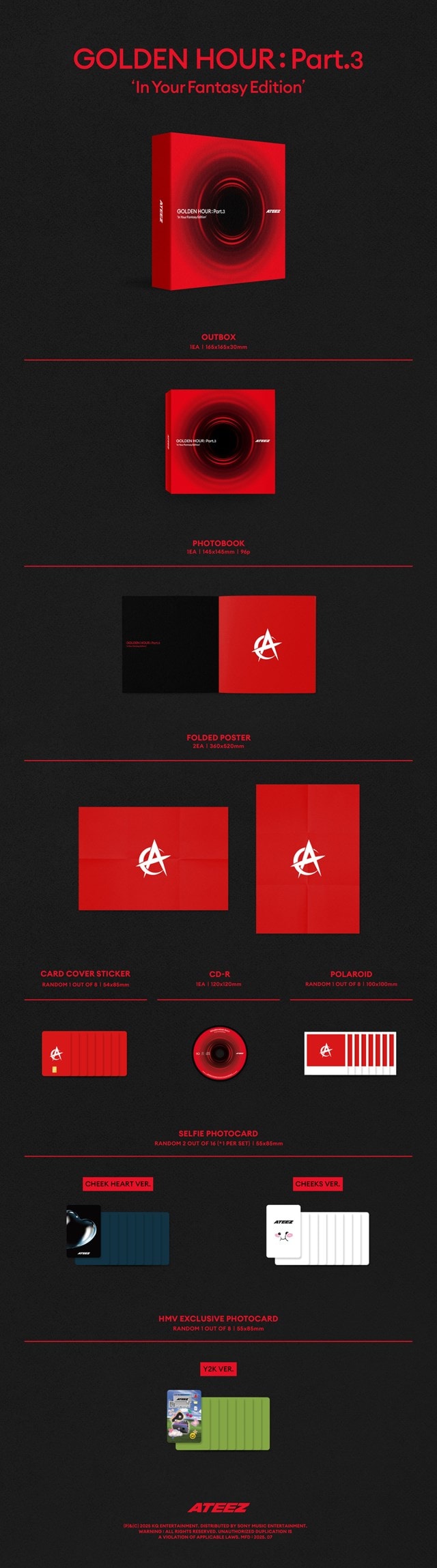 PRE-ORDER | ATEEZ - GOLDEN HOUR : Part.3 'In Your Fantasy Edition'