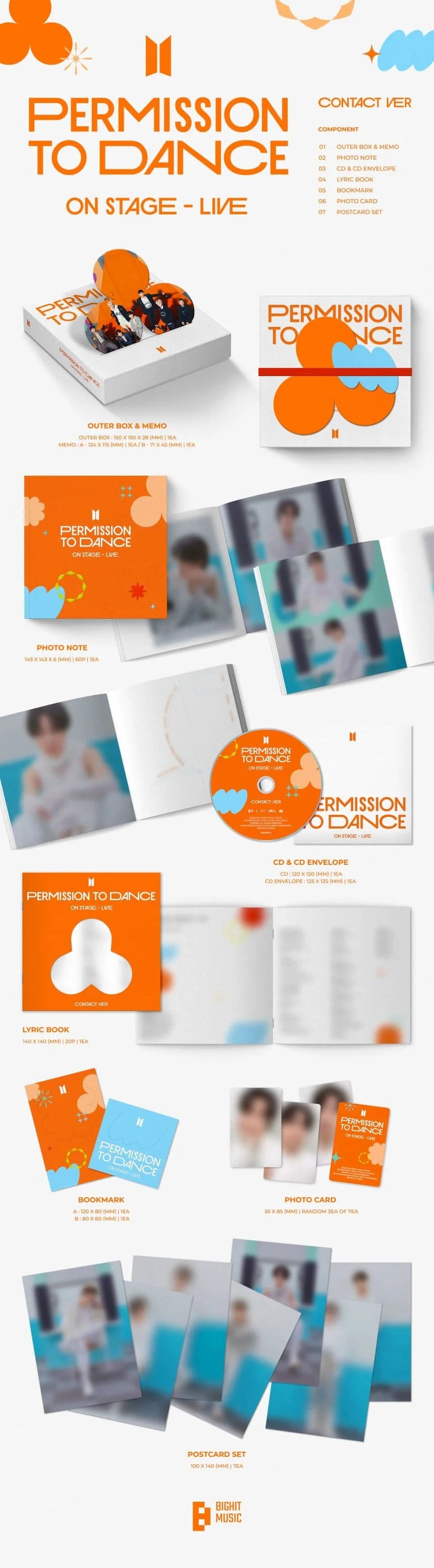 PRE-ORDER| BTS (방탄소년단) PERMISSION TO DANCE ON STAGE - LIVE