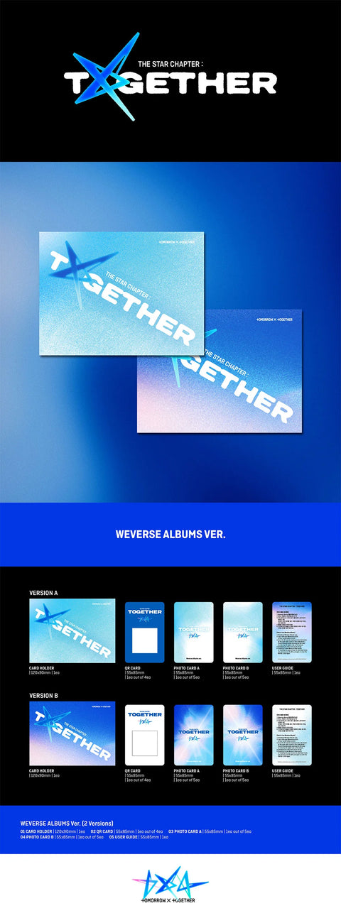 PRE-ORDER | TOMORROW X TOGETHER (TOMORROW X TOGETHER) Star Chapter: TOGETHER (Weverse Albums ver.)
