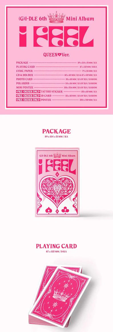 I-DLE - I FEEL (6TH MINI ALBUM)