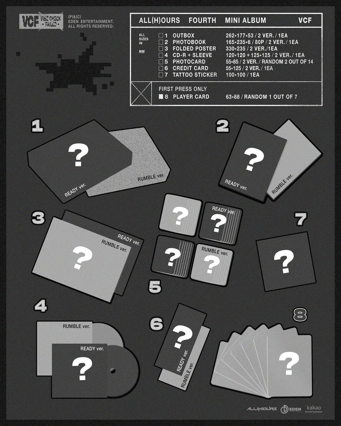 PRE-ORDER ALL(H)OURS - VCF SIGNED ALBUM EVENT