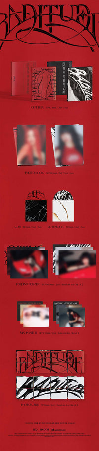 (PRE-ORDER + LUCKY DRAW) SOOJIN - BADITUDE - 1st Single (Baddie ver. / Attitude ver.)