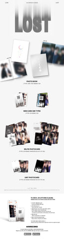 (Pre-Order + EUROPE SIGNED ALBUM EVENT) LUN8 - LOST - 2nd Single Album
