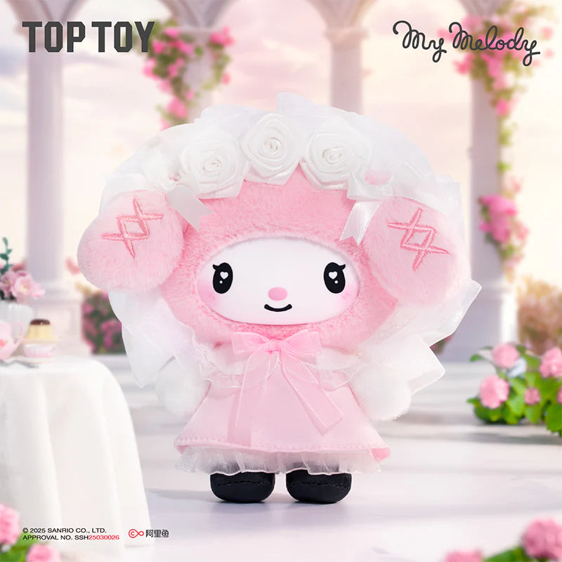 Sanrio Angel Garden Series Plush Vinyl Keychain Gift Blind Box