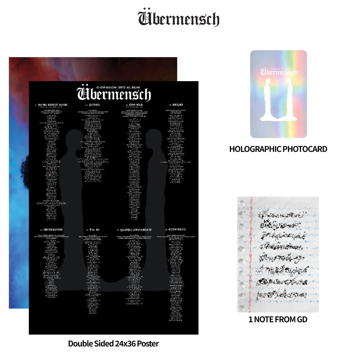 G-Dragon- ÜBERMENSCH (RAINBOW ECO MIX VINYL)